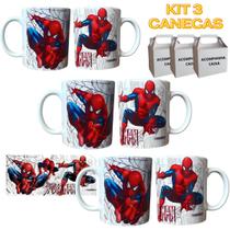 Caneca Personalizada Homem Aranha Porcelana Premium Café Chocolate 325ml Dia das Crianças Caneca Personalizada Homem Aranha Porcelana Premium Café Chocolate 325ml Dia das Crianças