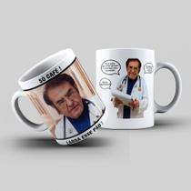 Caneca Personalizada Humor Dr Now-só Café, Larga Esse Pão 325ml Xícara Presente Humor