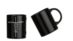 Caneca Personalizada Jesus - Toda Preta 325ml