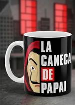 Caneca Personalizada "La Caneca de Papai" Série Porcelana Premium 320ml Caneca Personalizada "La Caneca de Papai" Série Porcelana Premium 320ml