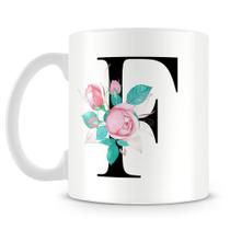 Caneca Personalizada Letra F - Porcelana de Alto Brilho Caneca Personalizada Letra F - Porcelana de Alto Brilho