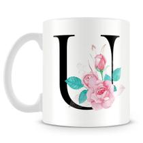 Caneca Personalizada Letra U - Porcelana de Alto Brilho Caneca Personalizada Letra U - Porcelana de Alto Brilho