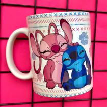 Caneca Personalizada Lilo e Stitch Amor Para A Vida Toda