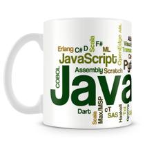Caneca Personalizada Linguagens de Programação - Porcelana Brilhante Caneca Personalizada Linguagens de Programação - Porcelana Brilhante