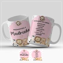 Caneca Personalizada Madrinha- Dinda