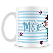 Caneca Personalizada Mãe Te Amo Desse Tamanhão - Menino - Porcelana Brilhante