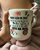 Caneca Personalizada Maior lição de 2022