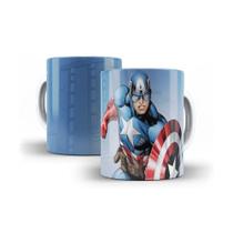 Caneca Personalizada Marvel Capitão América 325Ml - 00126