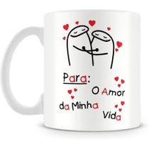 Caneca Personalizada Meme Flork - Amor da Minha Vida