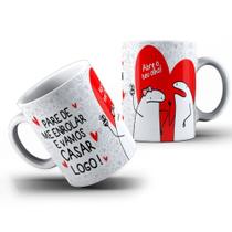 Caneca Personalizada Meme Flork Para De Me Enrolar