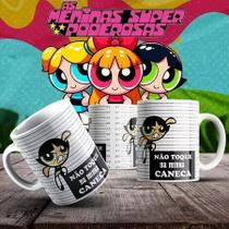 Caneca personalizada meninas super poderosas xicara ceramica porcelana