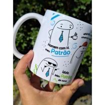 Caneca Personalizada Meu Patrão - Flork Meme