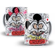 Caneca Personalizada Mickey Minnie Crush