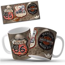 Caneca Personalizada Motor Harley Davidson Rota 66 Decoração