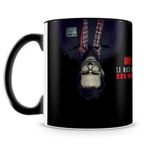 Caneca Personalizada Mr. Robot - Porcelana Brilhante com Alça Preta