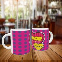 Caneca Personalizada Namorados Amor Maior do Mundo Te Amo