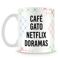 Caneca Personalizada Netflix e Doramas - Cerâmica 325ml Caneca Personalizada Netflix e Doramas - Cerâmica 325ml