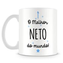 Caneca Personalizada O Melhor Neto do Mundo - Porcelana Branca
