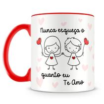 Caneca Personalizada O Quanto Eu Te Amo - Namoradas (Menina e Menina) Caneca Personalizada O Quanto Eu Te Amo - Namoradas (Menina e Menina)