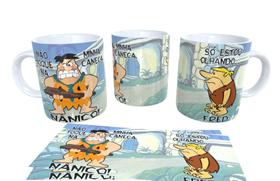 Caneca Personalizada Os Flintstones - Porcelana 325 ml