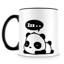 Caneca Personalizada Panda de Porcelana com Estampa Colorida