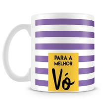 Caneca Personalizada Para a Melhor Vó com Foto - 325ml