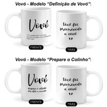 Caneca Personalizada para Anúncio de Gravidez - Promovido a Vovô, Vovó, Titio, Titia