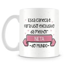 Caneca Personalizada para Neta com Foto - Presente Especial