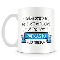 Caneca Personalizada para Padrasto com Foto - Presente Especial