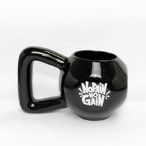 Caneca Personalizada Peso 3D No Pain No Gain Cerâmica 410ML