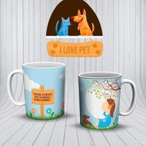 Caneca Personalizada Pet's Animais de Estimação 37