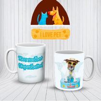 Caneca Personalizada Pet's Animais de Estimação 46