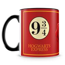 Caneca Personalizada Plataforma 9 3/4 - Preta - 325ml Caneca Personalizada Plataforma 9 3/4 - Preta - 325ml