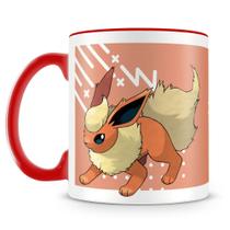 Caneca Personalizada Pokémon Flareon - Porcelana de Alto Brilho
