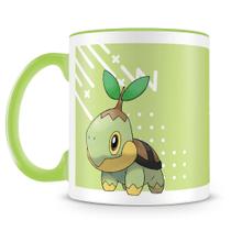 Caneca Personalizada Pokémon Turtwig - Porcelana de Alto Brilho Caneca Personalizada Pokémon Turtwig - Porcelana de Alto Brilho