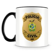 Caneca Personalizada Polícia Civil do Amazonas - 325ml