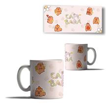 Caneca Personalizada Porcelana Capivaras Fofas Capibara Amo