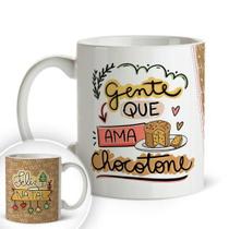 Caneca Personalizada Porcelana Chocotone Natal