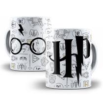 Caneca Personalizada (porcelana) Harry Potter Branca - LiveSub