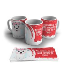 Caneca Personalizada Porcelana Pet Cachorro 325ml