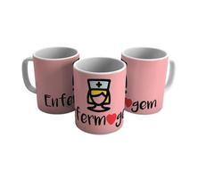 Caneca Personalizada Porcelana Profissão Enfermeiro 325ml