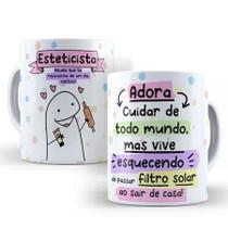 Caneca Personalizada Porcelana Profissões esteticista Caneca Personalizada Porcelana Profissões esteticista