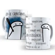 Caneca Personalizada Porcelana Signos Signo Flork CAPRICÓRNIO MASCULINO Caneca Personalizada Porcelana Signos Signo Flork CAPRICÓRNIO MASCULINO