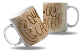 Caneca Personalizada Presente Amo Quero Café Meme Humor