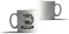 Caneca Personalizada Presente Animal Zebra Listra Fofo