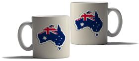 Caneca Personalizada Presente Austrália Sydney Bandeira 2 Caneca Personalizada Presente Austrália Sydney Bandeira 2