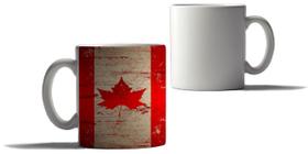 Caneca Personalizada Presente Bandeira País Canadá América Caneca Personalizada Presente Bandeira País Canadá América