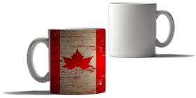Caneca Personalizada Presente Bandeira País Canadá América