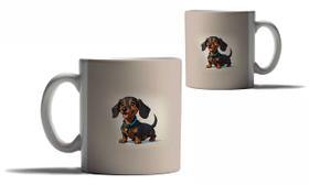 Caneca Personalizada Presente Cachorros Dachshund Salsicha