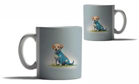 Caneca Personalizada Presente Cachorros Raças Labrador HD